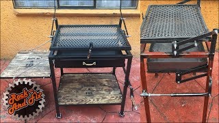 Como hacer una Parrilla Giratoria paso a paso  Homemade Rotating Grill [upl. by Oratnek]