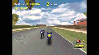 PS1 ePSXe emulator Moto Racer World Tour best laps [upl. by Hui]