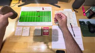 Original Pre82 APBA Football demo  80 Patriots at Raiders a few drives [upl. by Nnalorac]