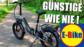 Lild Preis bei VAKOLE EBike 20 Zoll Tiefeinsteiger Klapprad EBike Test [upl. by Enomes462]