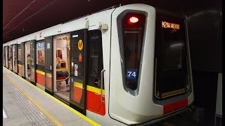 Metro w Warszawie 2017  Underground in Warsaw 2017  UBahn in Warschau 2017 [upl. by Aketahs588]