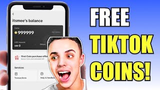 How to Get 999K FREE TikTok Coins ✔️ iOS amp Android Free TIK TOK Coins Tutorial [upl. by Ahsinal763]