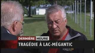 Tragédie à LacMégantic  tristesse et colère dun résident [upl. by Elicul]