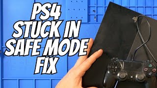 PS4 90  Stuck in Safe Mode  Heres The Fix  GetRefurbed [upl. by Rickert]