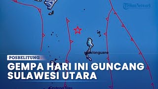 Gempa Bumi Hari Ini 12 Januari 2024 Gempa Guncang Sulawesi Utara [upl. by Gurney]