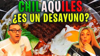 REACCIÓN a CHILAQUILES DIVORCIADOS 🇲🇽 LA CAPITAL😋  TREMENDO DESAYUNO 🇲🇽 [upl. by Eerahc]