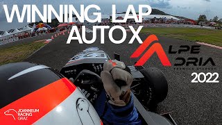 Formula Student Alpe Adria 2022  Autocross Winning Lap Onboard  Joanneum Racing Graz [upl. by Ayana]