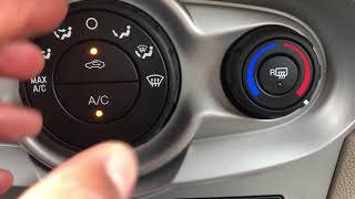 FORD FIESTA Defrosters settings – how to turn onoff [upl. by Gula]