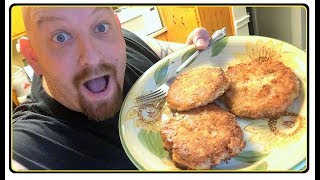 LOW CARB CHICKEN PATTIES Crunchy amp Delicious  Dinner Recipe [upl. by Morentz]