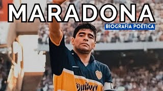 DIEGO MARADONA 🎙️ BIOGRAFÍA POÉTICA [upl. by Zobias]