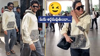 Rashmika Mandanna and Vijay Deverakonda Wore Same Hoodie  Something Is Happening 😉❤ [upl. by Norval153]