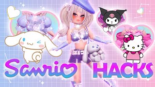 Sanrio Outfit Hacks In Royale High 1 [upl. by Tavis]