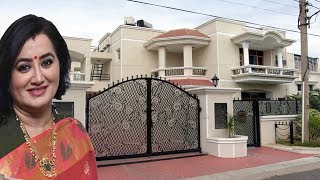 Sumalatha Ambareesh Luxury Life  Net Worth  Salary  Cars  House  Family Biography [upl. by Mukerji]