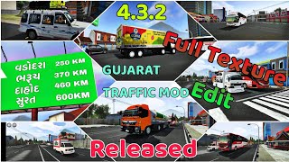 GUJARAT TRAFFIC MOD FULL EDIT 432 bussid viral [upl. by Ymmat]