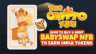 HOW TO BUY BABY TOKEN AND MINT BABY CHARACTER NFB to earn milk token on THE CRYPTO YOU PLAY TO EARN [upl. by Yesac115]