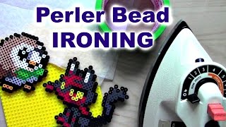 How I Iron Perler Beads Masking Tape vs Direct Fuse [upl. by Carew]