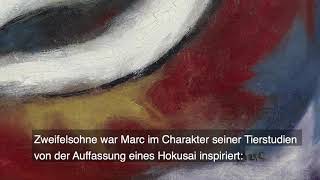 Franz Marc Die weiße Katze 1912 [upl. by Tracee]