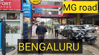 walking tour in india BengaluruMg road karnataka 2024 [upl. by Ahtnicaj853]