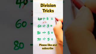 Lets learn division easy🤩 easymaths division easy tricks shorts shortsfeed like subscribe [upl. by Natica]