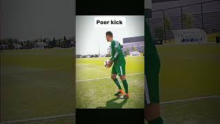 Poer kick football foryou shortfeed [upl. by Isdnyl]