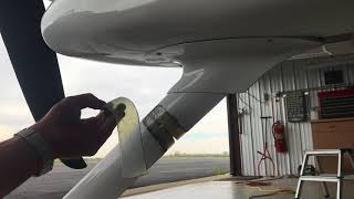 How to repair a cracked fiberglass fairing on an Airplane [upl. by Silloh]