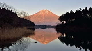 夕日に染まる富士山Sunset red Fuji [upl. by Alvis]