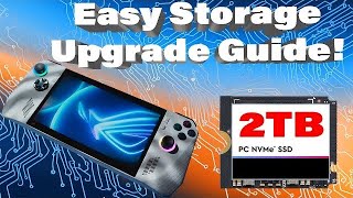 EASY ROG ALLY 2TB Upgrade Guide for Beginners ASUS  Asus ROG Ally ssd upgrade [upl. by Charity339]