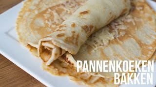 HOW TO Pannenkoeken bakken  OhMyFoodness [upl. by Enelaehs]