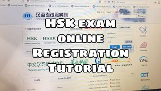 How To Apply For HSK Exam  Online Registration  Chinesetestcn [upl. by Anailuig216]