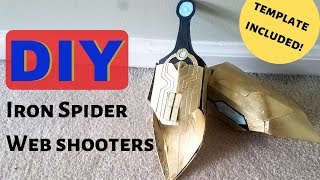 Iron Spider Web Shooters  Cardboard DIY [upl. by Urban]