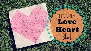 TUTORIAL Love Heart Block  3and3quarters [upl. by Labanna]