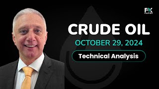 Crude Oil Faces Key Support Levels Forecast amp Technical Analysis by Bruce Powers October 29 [upl. by Retla]