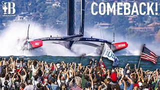 The GREATEST Comeback ever 🔥 USA v New Zealand  34th Americas Cup [upl. by Feinstein]