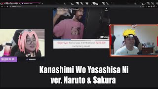 Karaoke Eeyore Uzumaki x Nabila Haruno nyanyi Kanashimi Wo Yasashisa Ni [upl. by Cutlip]