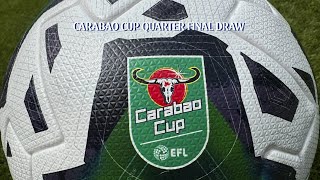 Rantz LIVE Carabao Cup Quarter Final Draw [upl. by Far816]