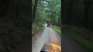 Camping  evening ride at michuax state forest atv trails  On the easy trail [upl. by Kcirred]