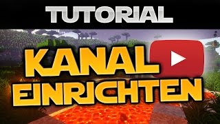 YouTubeKanal einrichten [upl. by Noizneb]