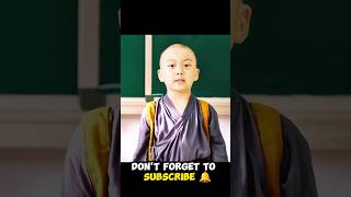 What If a Monk Child Comes to School for the First Time ending trending shorts [upl. by Twila]