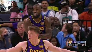 LAKERS VS GRIZZLIES REACTION LE40YEAROLD STILL MVP CALIBER [upl. by Marlow]