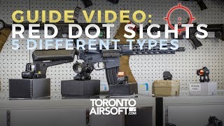 Airsoft 101 Guide Red Dot Sights  TorontoAirsoftcom [upl. by Eanom545]