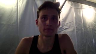 2014 NCAA 10k 7thplacer Joe Bosshard speaks after long road back from injury [upl. by Serafina]