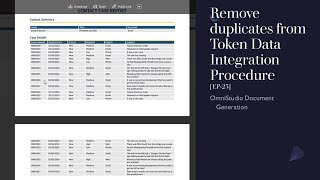 Remove duplicates from Token Data Integration Procedure for server side generation EP23 [upl. by Rask]