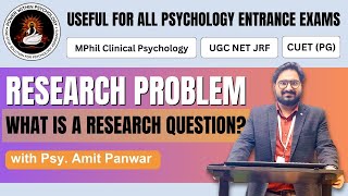 Research Problem in Research Methodology  Introduction to Research II  UGC NET JRF  CUET  MPhil [upl. by Lrae]