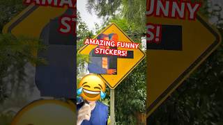 Amazing ideas funny stickers funny stickerfun fun art [upl. by Ehcor]