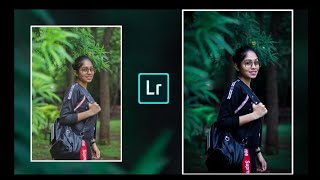 How to Edit MOODY GREEN  Lightroom Mobile Tutorial [upl. by Rici]