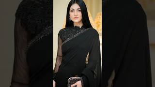 Beautiful black saree designs🥰😍dress fashion designsviralvideo fashiondesign trending [upl. by Ssalguod]