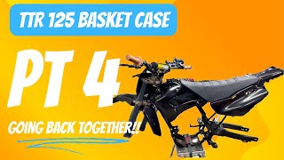 TTR 125 build part 4 basket case ttr 125 full mod [upl. by Vedetta]