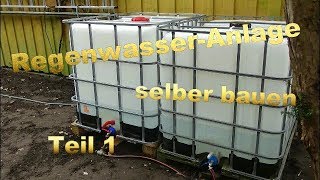 RegenwasserAnlage selber bauen Teil 12 [upl. by Hgielak467]