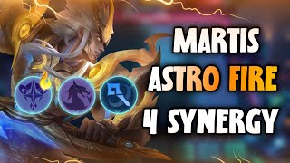 STRONGEST COMBO SYNERGY  STRONGEST 1 GOLD HERO IN MAGIC CHESS  MARTIS STARCORE  FIRE [upl. by Shandy]