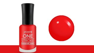 Jaquline USA Red Roses reviewChemical Free Nail Paint review [upl. by Taggart964]